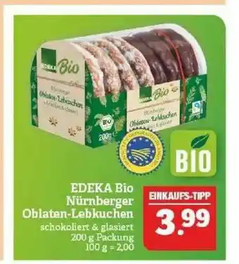 Marktkauf Edeka Bio Nürnberger Oblaten-lebkuchen Angebot