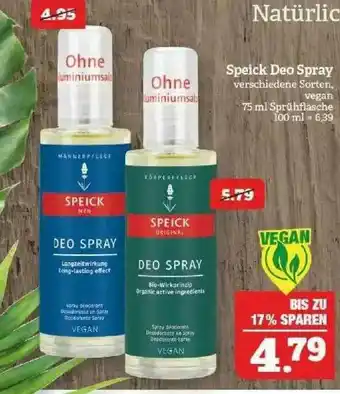 Marktkauf Speick Deo Spray Angebot