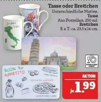 Marktkauf Tasse Oder Brettchen Angebot