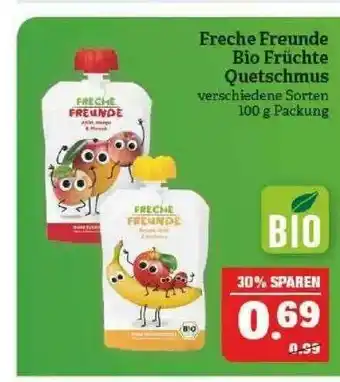 Marktkauf Freche Freunde Bio Früchte Quetschmus Angebot