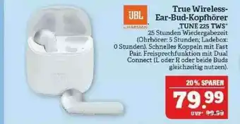 Marktkauf Jbl True Wireless-ear-bud-kopfhörer „tune 225 Tws” Angebot