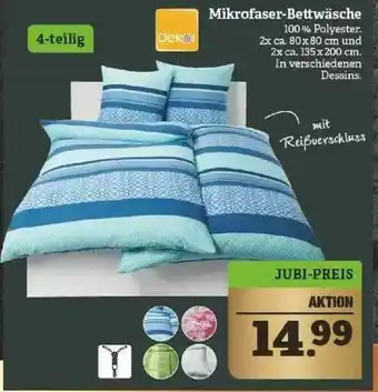 Marktkauf Dekor Mikrofaser-bettwäsche Angebot