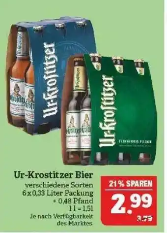 Marktkauf Ur-krostitzer Bier Angebot