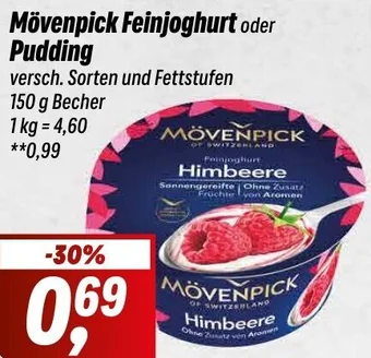 Simmel Mövenpick Feinjoghurt oder Pudding 150 g Becher Angebot