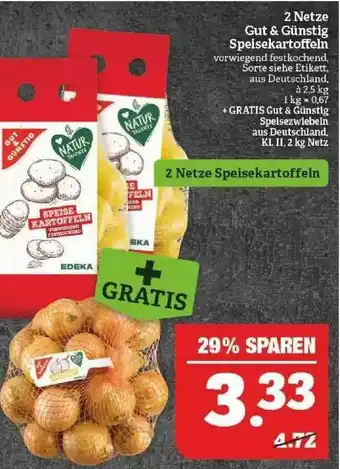 Marktkauf 2 Netze Gut & Günstig Speisekartoffeln Angebot