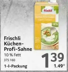 Selgros Frischli Küchen-profi-sahne Angebot