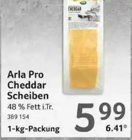 Selgros Arla Pro Cheddar Scheiben Angebot