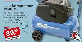 Sonderpreis Baumarkt Güde Kompressor 190 08 24 Angebot