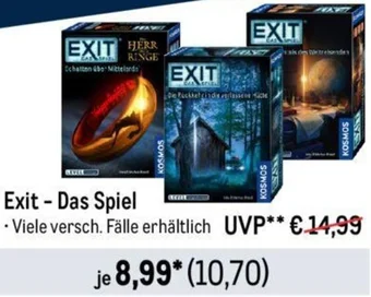 METRO KOSMOS Exit - Das Spiel Angebot