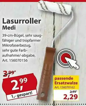 Sonderpreis Baumarkt Lasurroller Medi Angebot