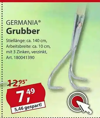 Sonderpreis Baumarkt Germania Grubber Angebot