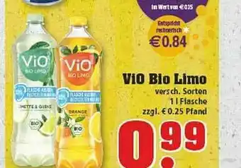 trinkgut Vio Bio Limo Angebot