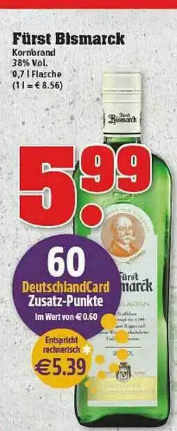 trinkgut Fürst Bismarck Angebot