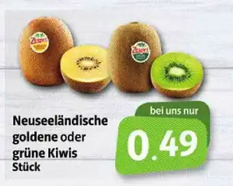 Markant Markt Neuseeländische Goldene Oder Grüne Kiwis Angebot