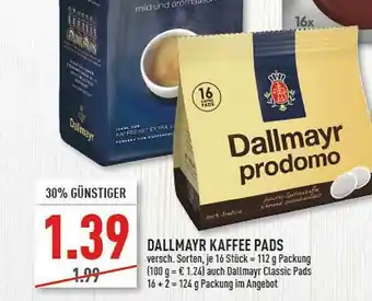 Marktkauf Dallmayr Kaffee Pads Angebot