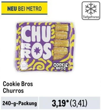 METRO Cookie Bros Churros 240 g Packung Angebot