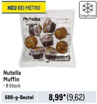 METRO Nutella Muffin 688-g-Beutel Angebot