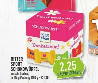 Marktkauf Ritter Sport Schokowürfel Angebot