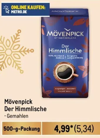 METRO Mövenpick Der Himmlische 500 g Packung Angebot