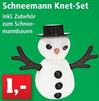 Thomas Philipps Schneemann Knet-Set Angebot