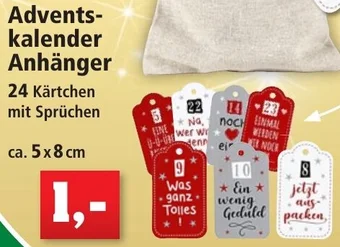 Thomas Philipps Adventskalender Anhänger Angebot