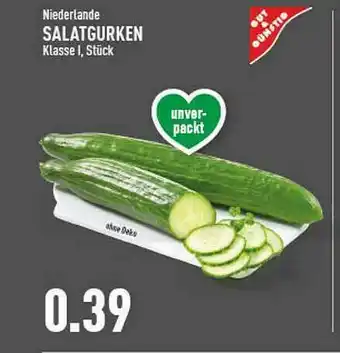 Marktkauf Niederlande Salatgurken Angebot