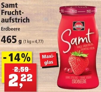 Thomas Philipps Samt Fruchtaufstrich 465 g Angebot