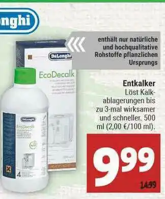 Marktkauf Entkalker Angebot