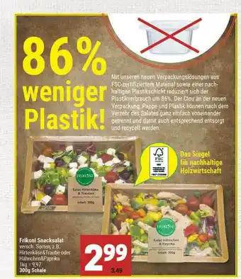 Marktkauf Frikoni Snacksalat Angebot