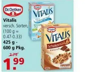 Multi Markt Dr. Oetker Vitalis Angebot