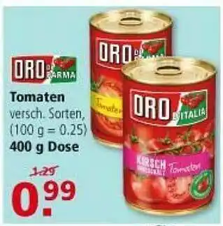 Multi Markt Oro Di Parma Tomaten Angebot