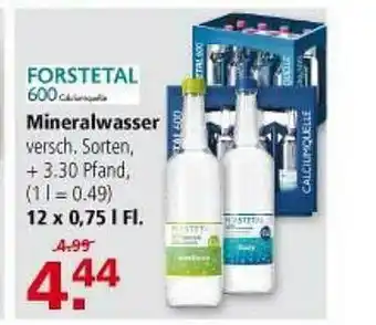 Multi Markt Forstetal Mineralwasser Angebot