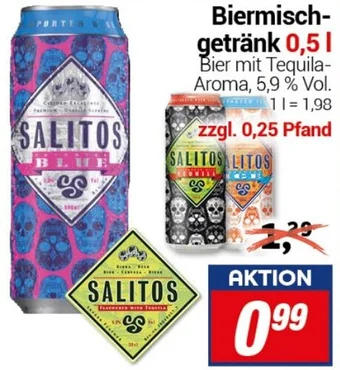 CENTERSHOP SALITOS Biermischgetränk 0,5 L Angebot