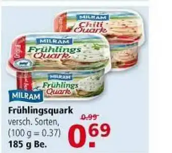 Multi Markt Milram Frühlingsquark Angebot