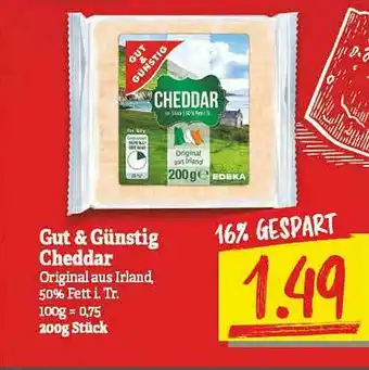 NP Discount Gut & Günstig Cheddar Angebot