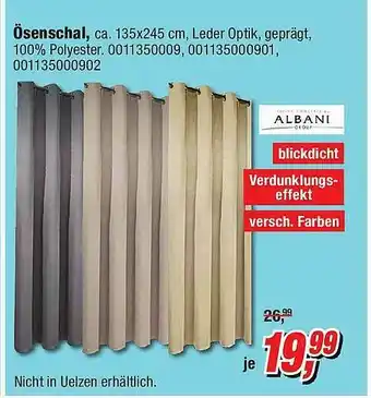 Opti Wohnwelt ösenschal Angebot