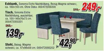 Opti Wohnwelt Eckbank, Tisch, Stuhl Angebot