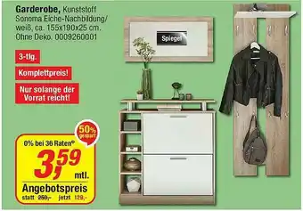 Opti Wohnwelt Garderobe Angebot