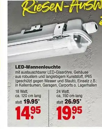 Repo Markt Led-wannenleuchte Angebot