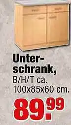 SB Lagerkauf Unterschrank Angebot