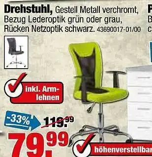 SB Lagerkauf Drehstuhl Angebot