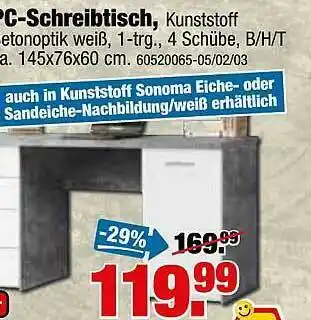 SB Lagerkauf Pc-schreibtisch Angebot