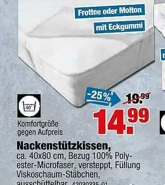 SB Lagerkauf Nackenstützkissen Angebot