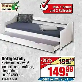 SB Lagerkauf Bettgestell Angebot