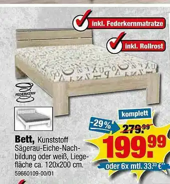 SB Lagerkauf Bett Angebot