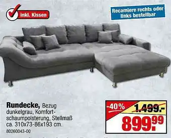 SB Lagerkauf Rundecke Angebot