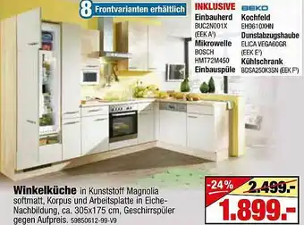 SB Lagerkauf Winkelküche Angebot