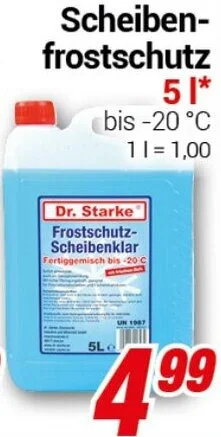 CENTERSHOP Dr. Starke Scheibenfrostschutz 5 L Angebot