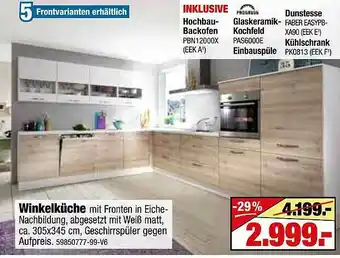 SB Lagerkauf Winkelküche Angebot