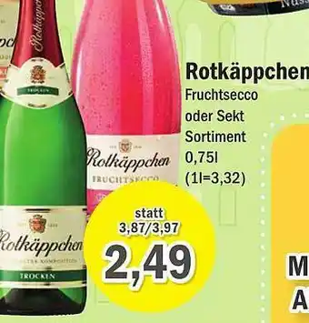 Aktiv Irma Rotkäppchen Fruchtsecco Oder Sekt Sortiment Angebot